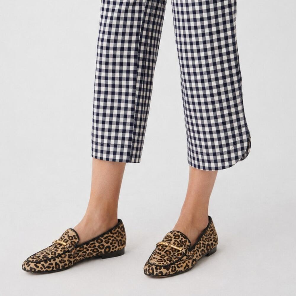 J. MCLAUGHLIN Dillon Leopard Slip On Loafers 7